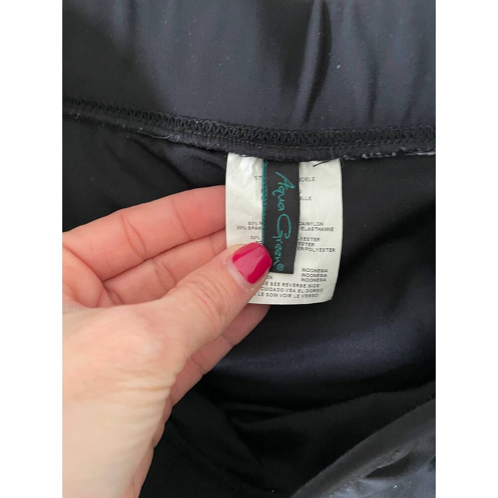 Aqua Green Tummy Control Swim Skirt Black Size Medium - Picture 5 of 7